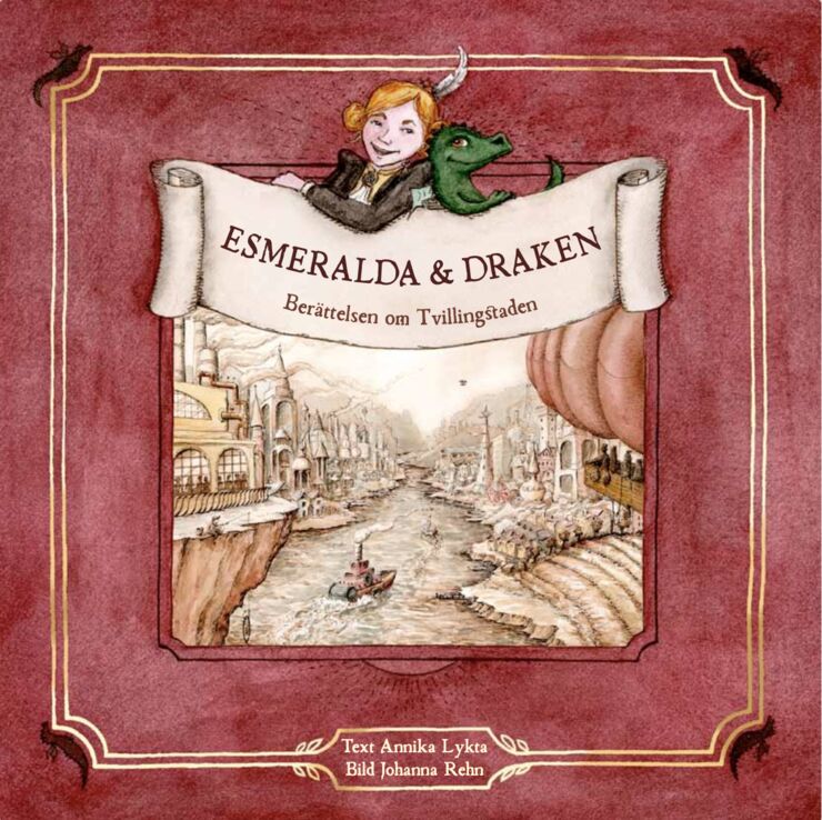 Framsidan av boken Esmeralda och draken 