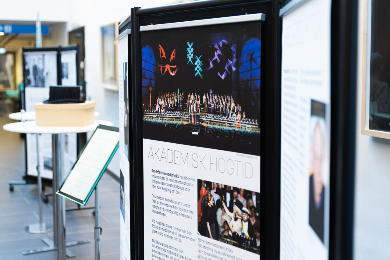 Bild från utställningen om Eva-Brita Möller