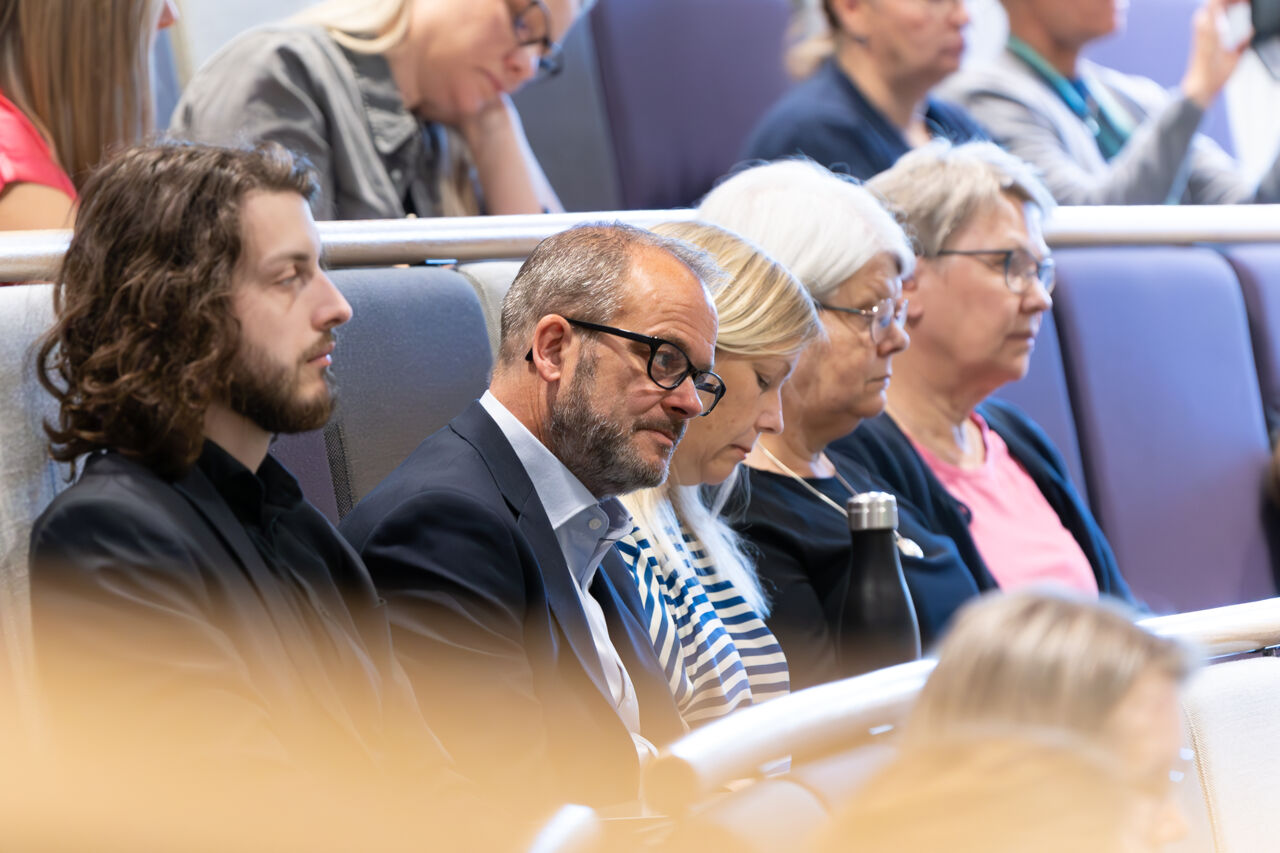 Publik vid hedersdoktorföreläsningen