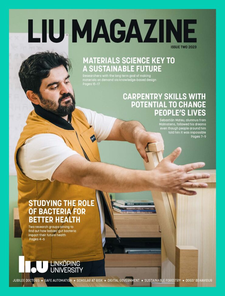 Cover LiU magazine, no 2, 2023.