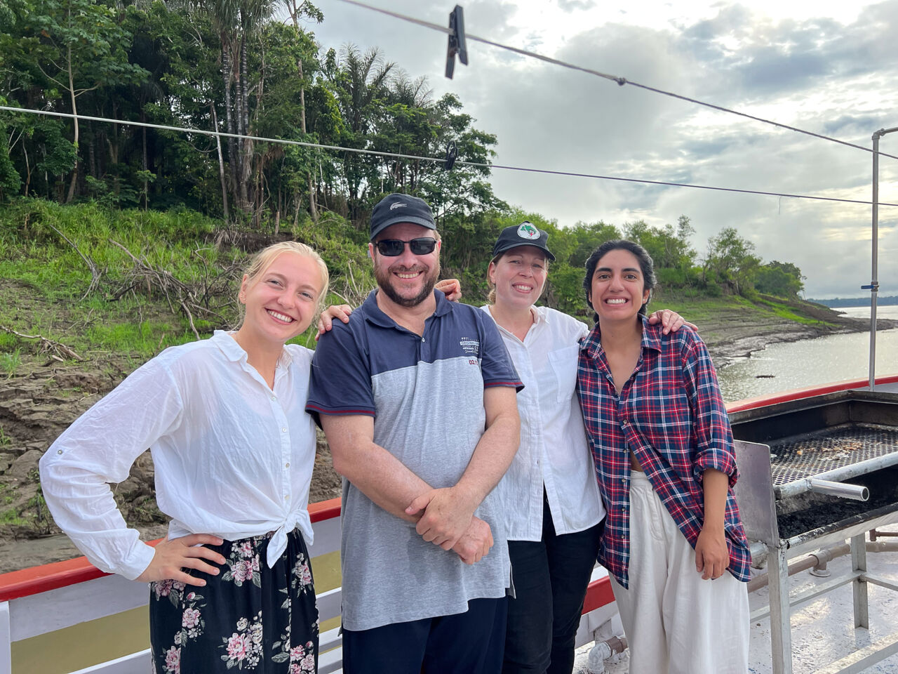 Gruppfoto: Från vänster till höger: Roksana Rotter, Alex Enrich Prast, Veronica Brodén Gyberg and Alejandra Leon Lavandera.