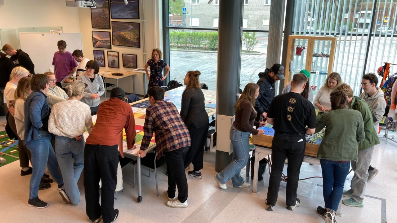 Geografistudenter på exkursion i Karlstad