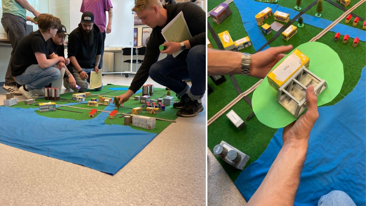 Geografistudenter på exkursion i Karlstad