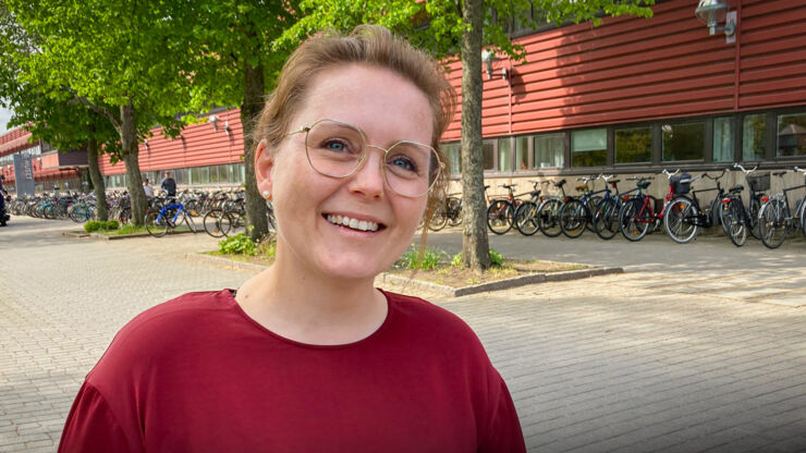 Portrait of Elina Rönnberg.