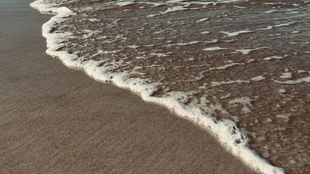 Vågor på stranden