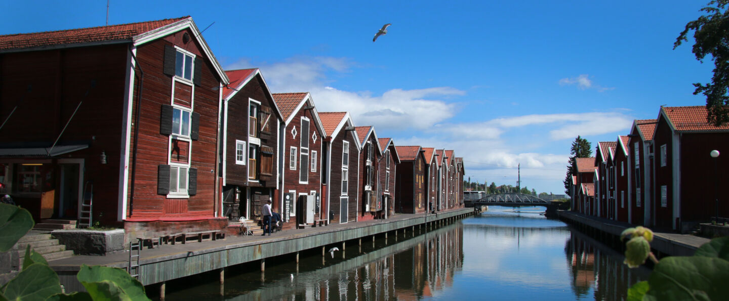 Foto från Hudiksvall, hamn.