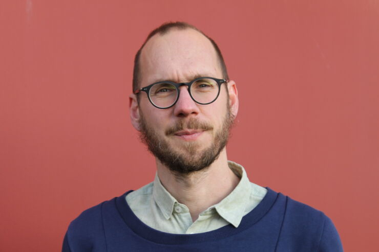 Porträtt på Gustav Strandberg