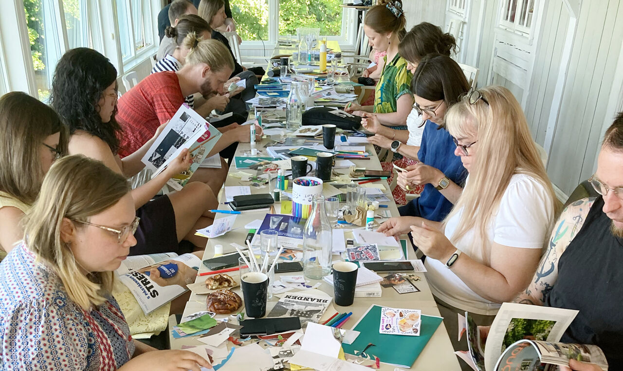 Doktorander i workshop