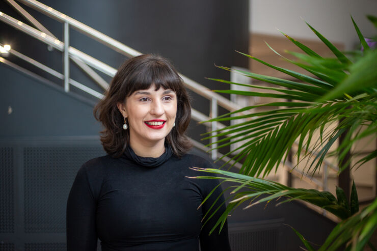 Portrait picture of Anastasia Bizyaeva, postdoc.