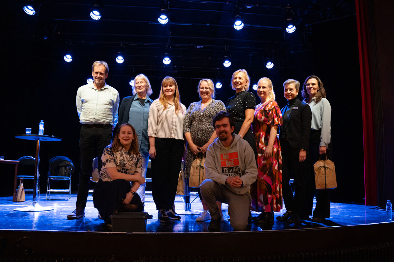 Bild på panellisterna