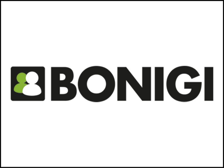 Logotype Bonigi on white background