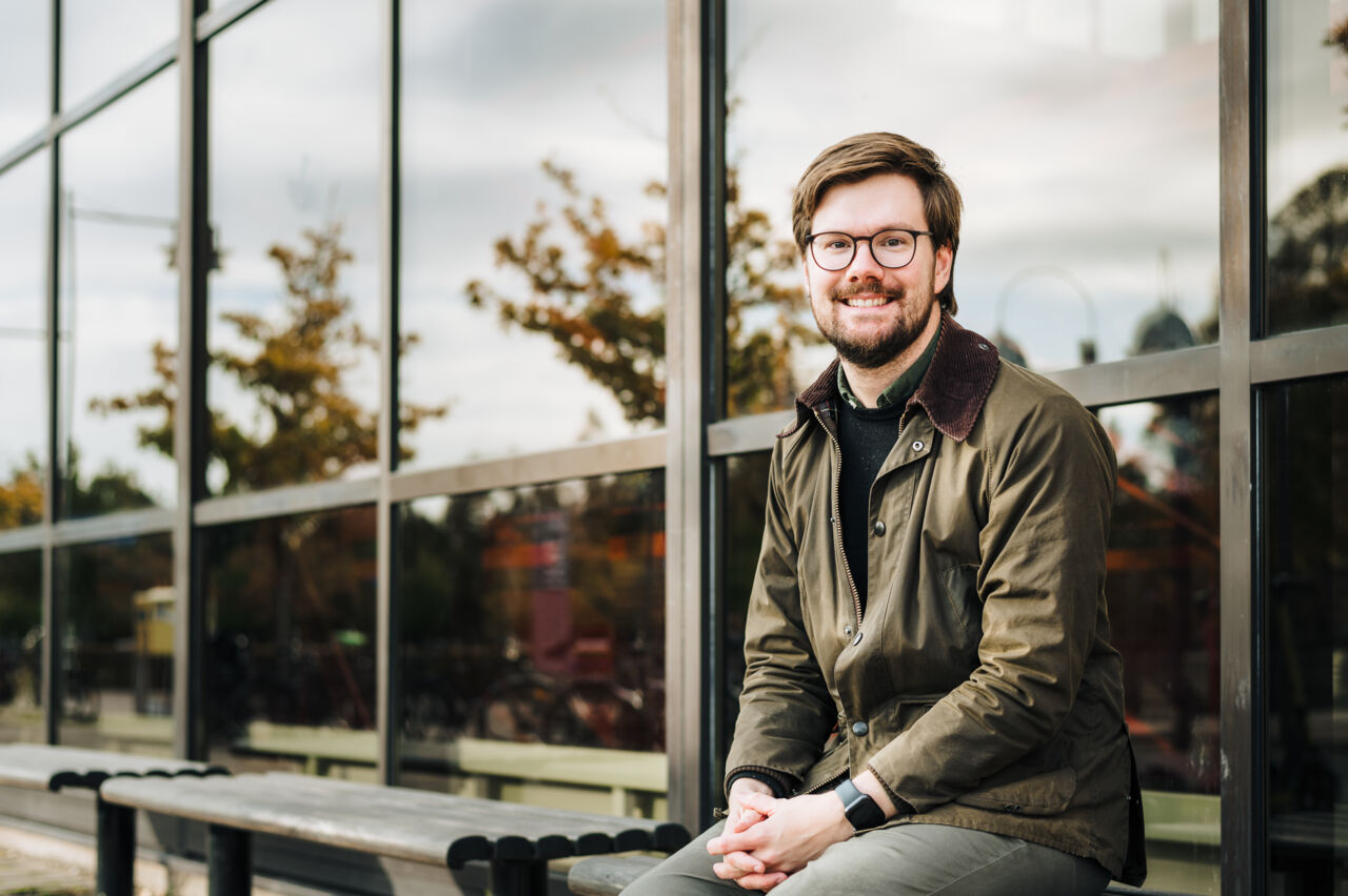 Niklas Simm, doktorand.