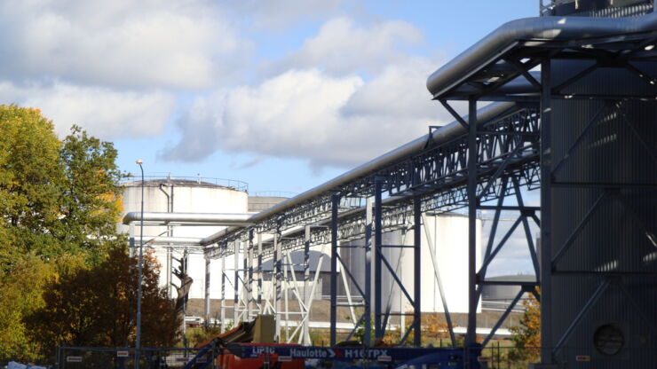 Ethanol production plant.