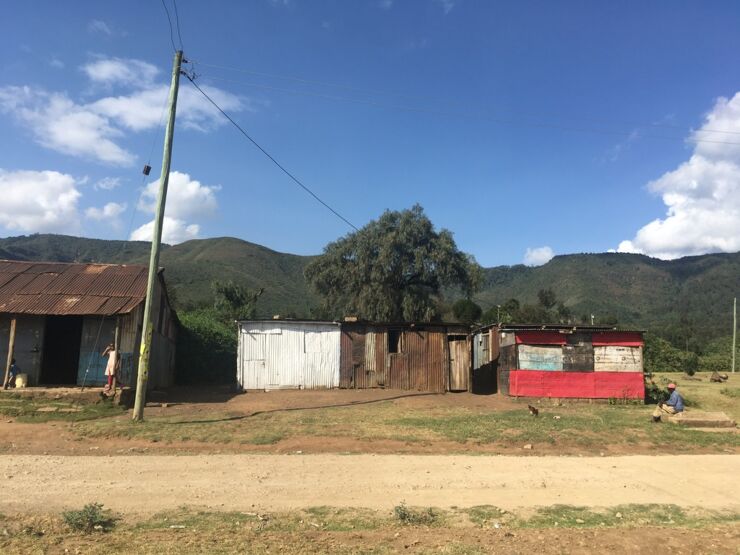 Landsbygden Kenya