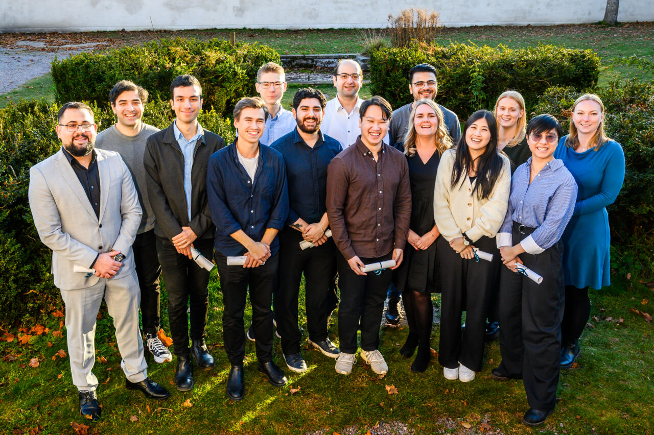 Gruppbild på stipendiemottagare