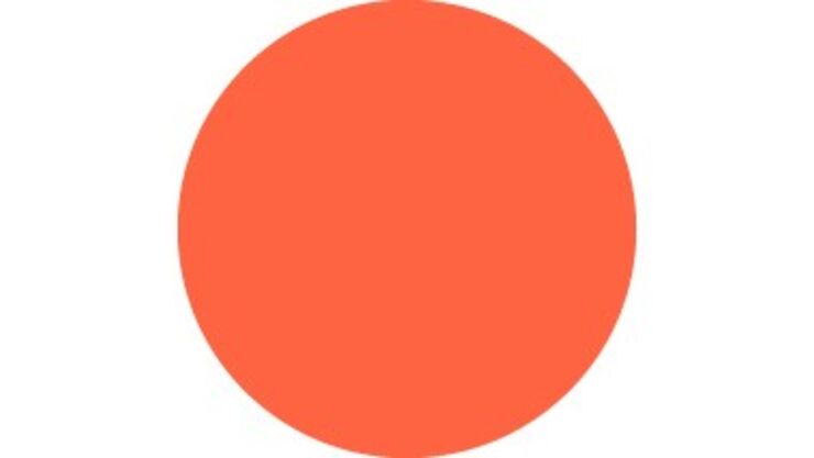 orange cirkel