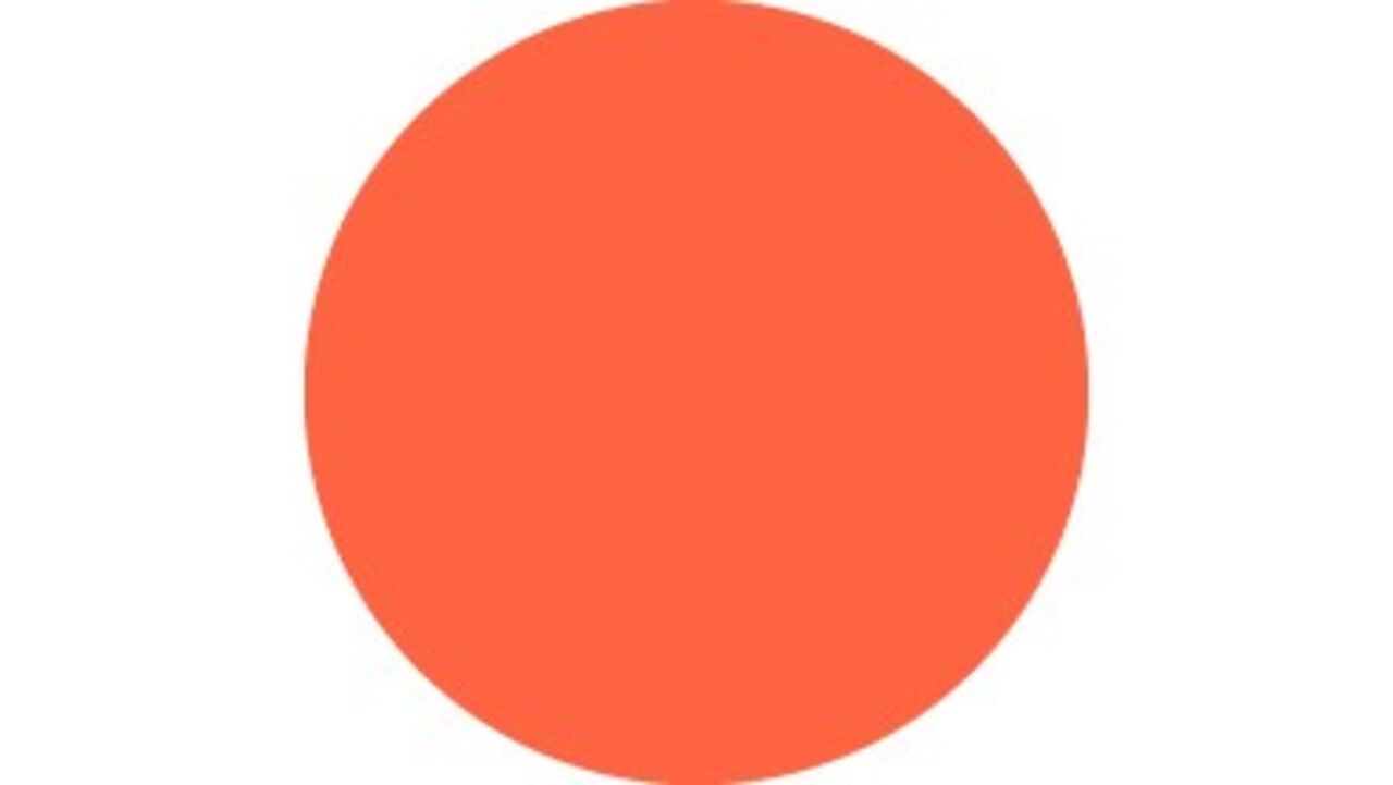 orange cirkel