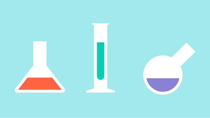 Illustration lab safety management of chemicals