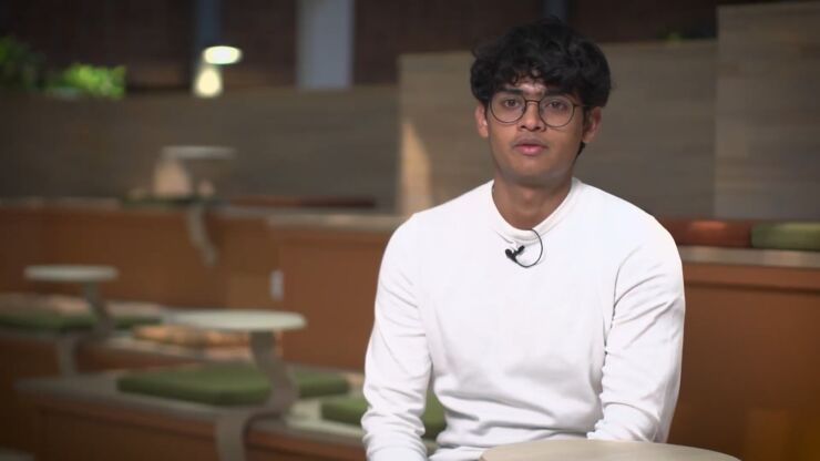 Link to recorded interview with Suryansh, student at the Master's Programme in International and European Relations