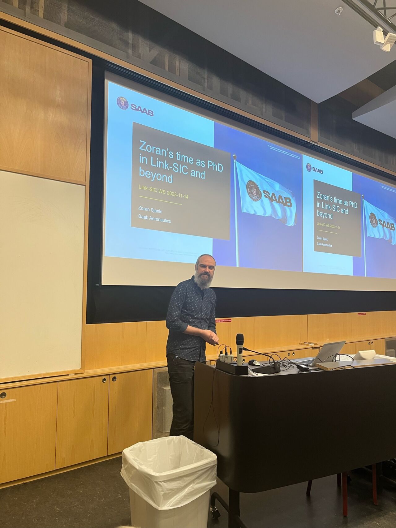 Lecturer at workshop.