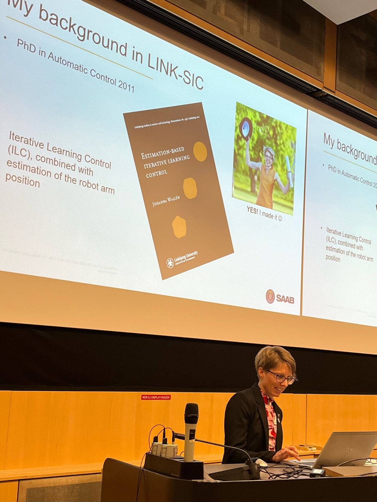 Lecturer at workshop.