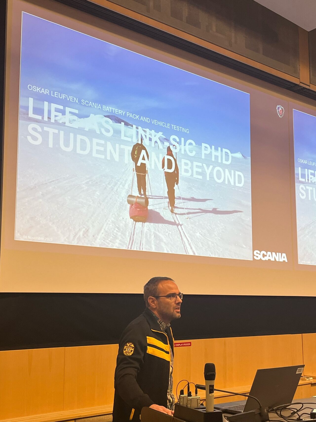 Lecturer at workshop.