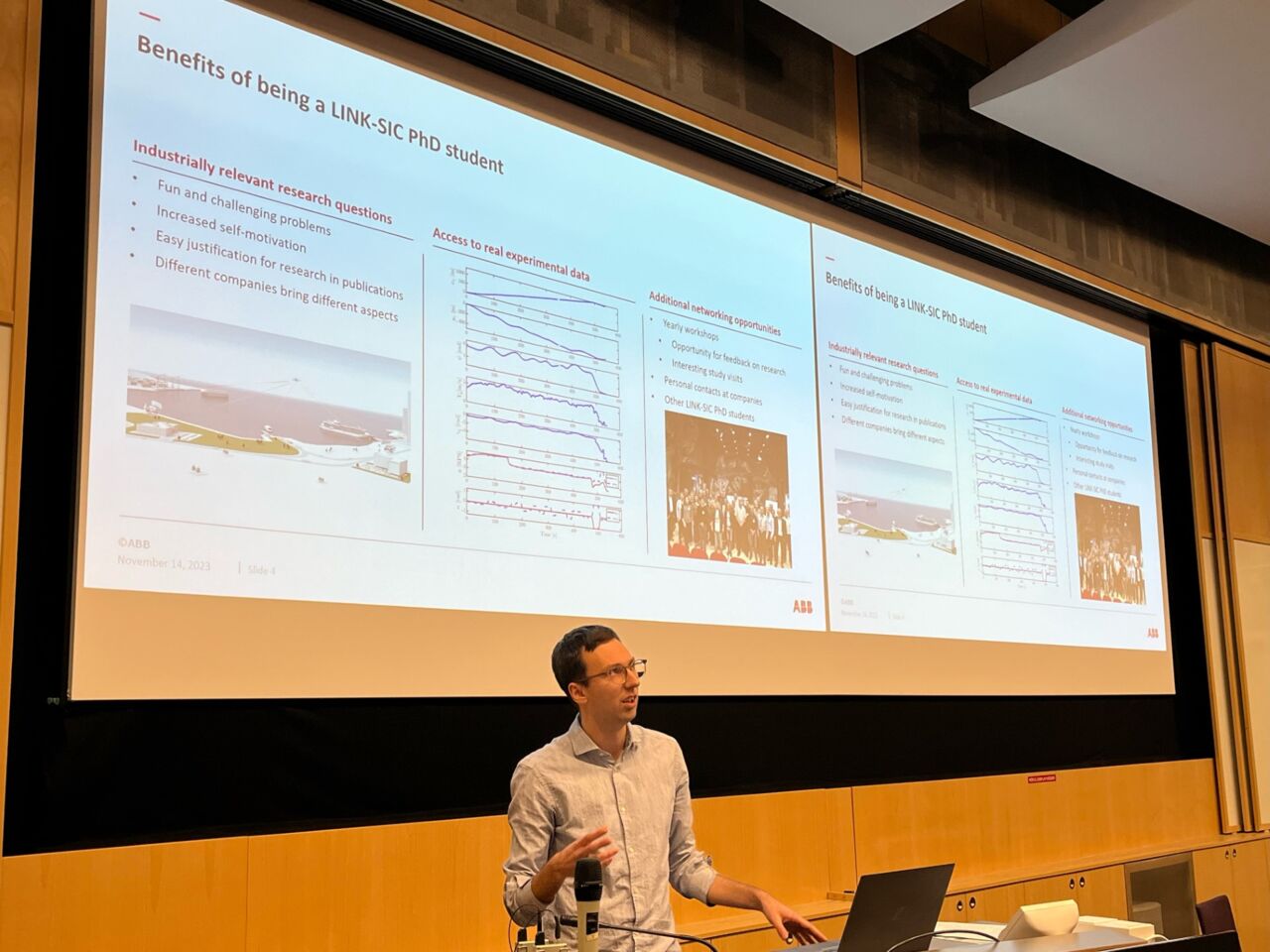 Lecturer at workshop.