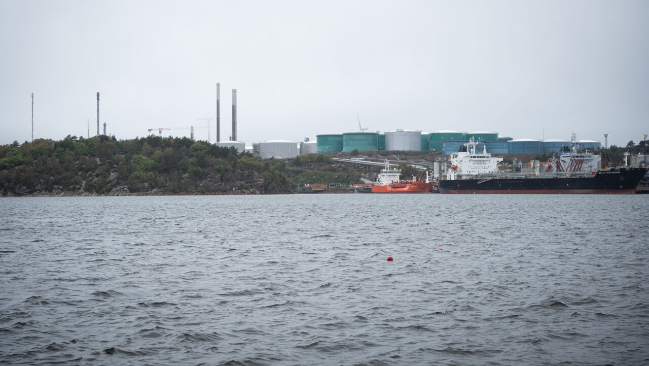 Preem's refinery in Lysekil.