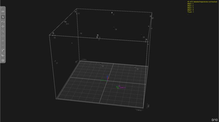 3D model of the positioning system in Visionen.