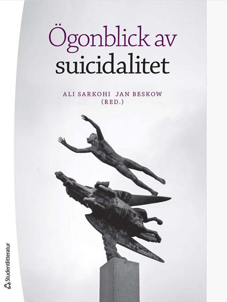 Omslag av boken med titeln Ögonblick av suicidalitet.