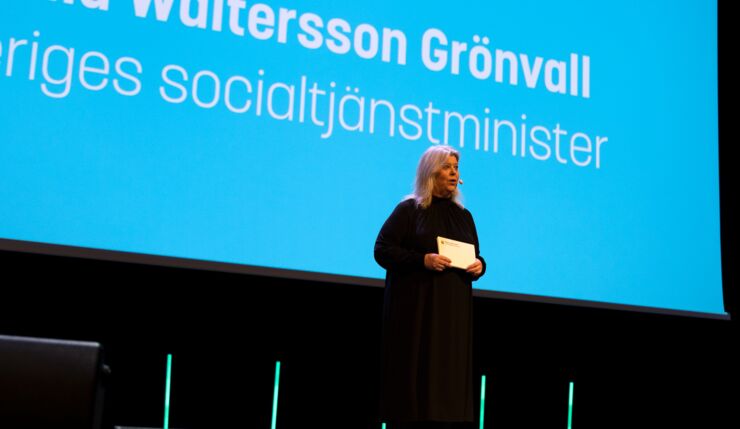 Socialtjänstminister Camilla Waltersson Grönvall invigningstalar på Barnafridskonferensen