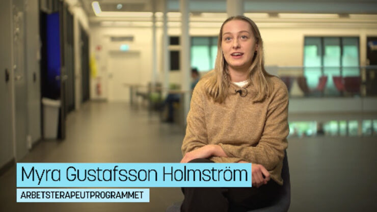Myra Gustafsson Holmström AT-student