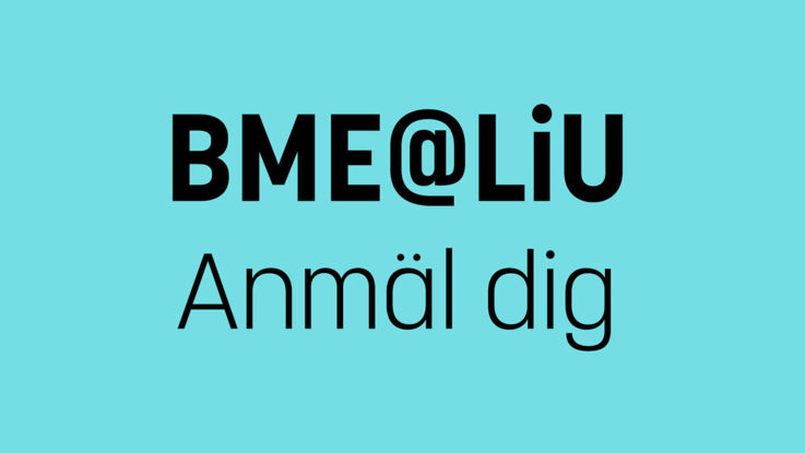 Anmäl dig till BME@LiU.