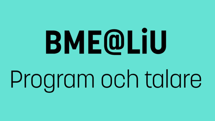 Program och talare.