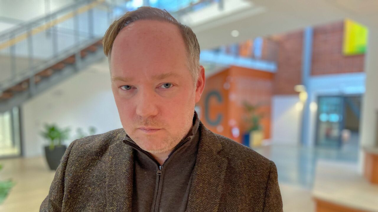 Portrait of professor Gustav Tinghög.