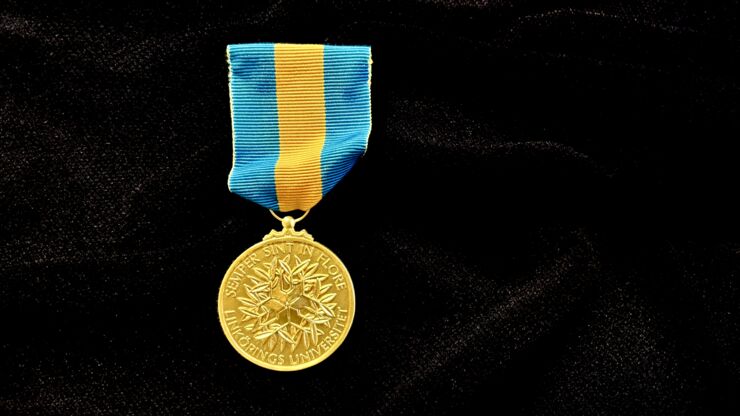 Förtjänstmedaljen vid Linköpings universitet.