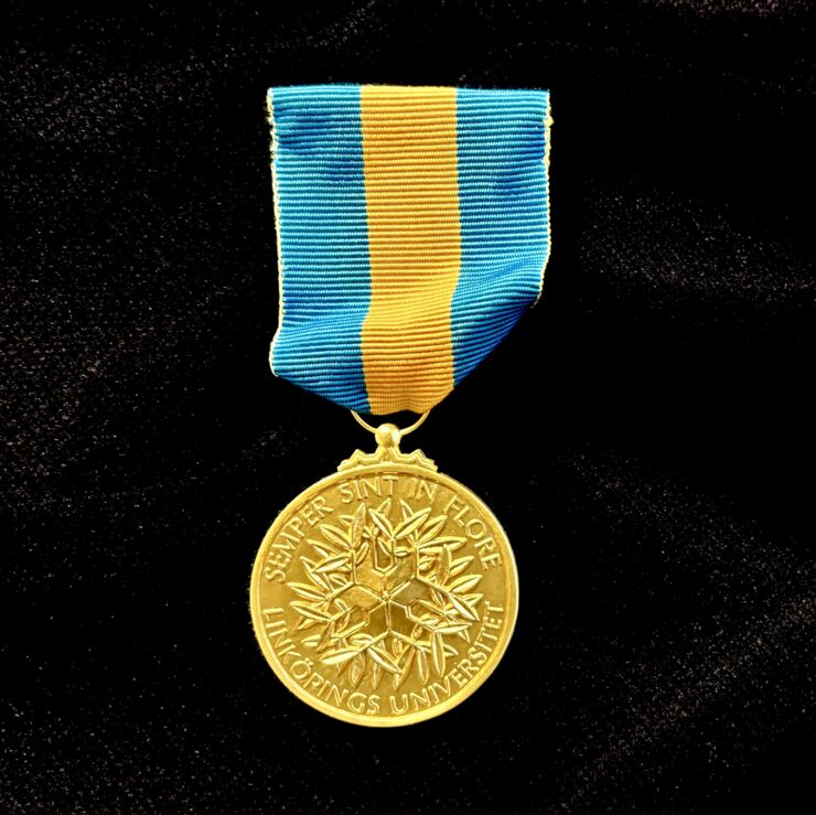 Förtjänstmedaljen vid Linköpings universitet.