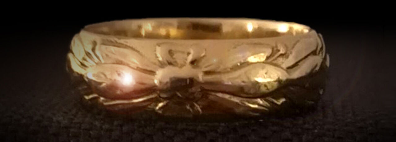 Doctor's ring for doctorate PhD.