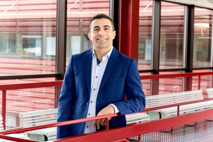 Ehab Abu Sa'a, doktorand vid avdelningen Projekt, innovationer och entreprenörskap.