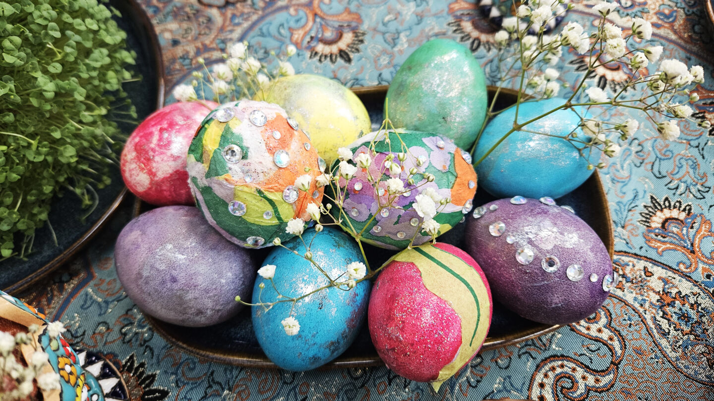 Decorated eggs