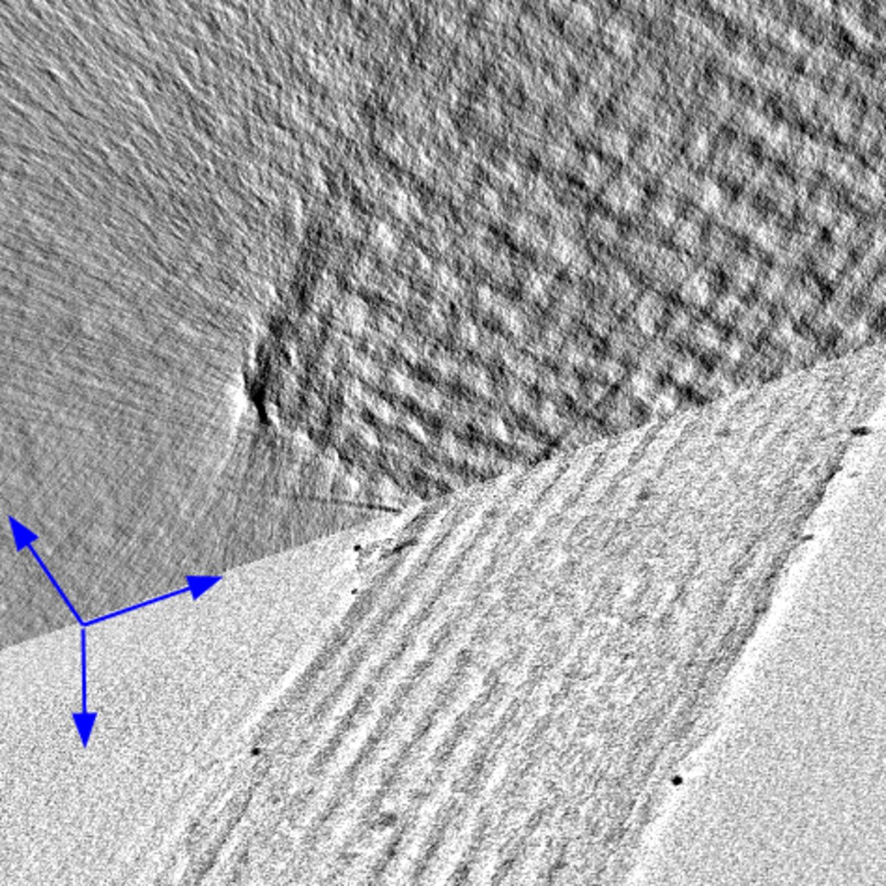 CATSA Electron tomogram of Au nanoparticles inside, and on the surface of, mesoporus SBA-15