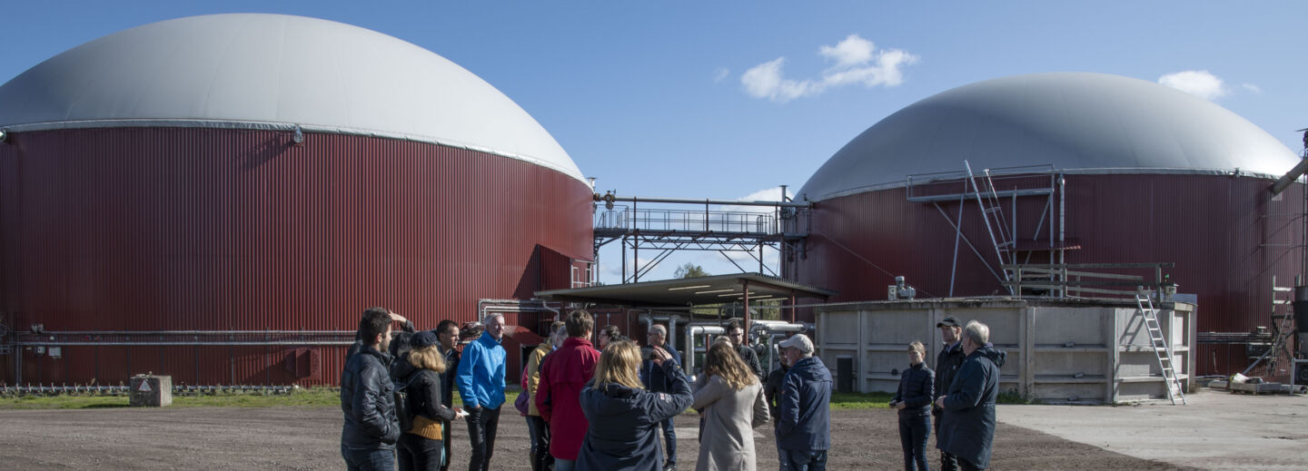 Studiebesök Vadsbo mjölk, Västergötland.