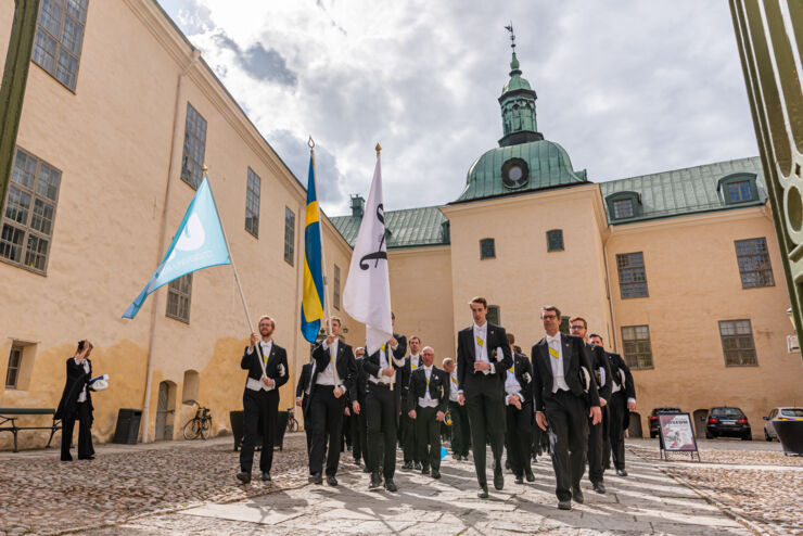 The choir at the walpurgis celebration