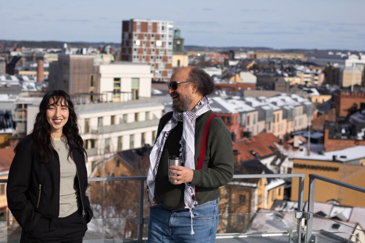 Anders Neergaard och Burcu Sahin.