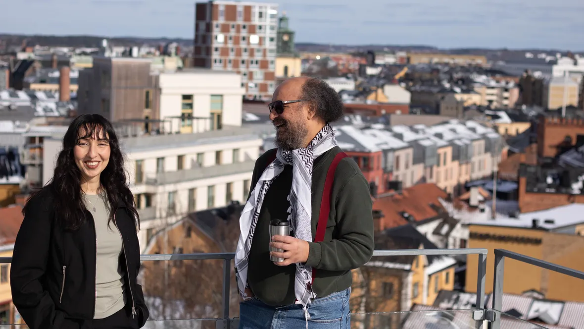 Anders Neergaard och Burcu Sahin.