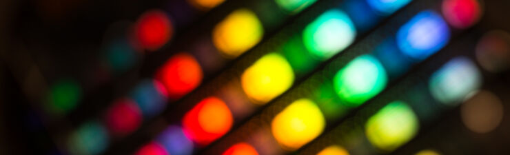 Small colored lights