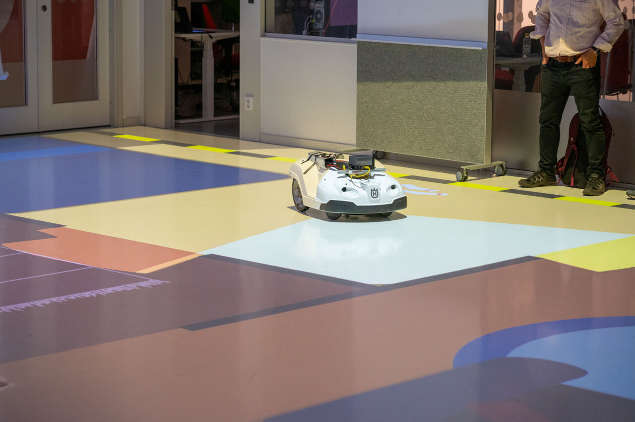 Demonstration av autonom farkost i Visionen.