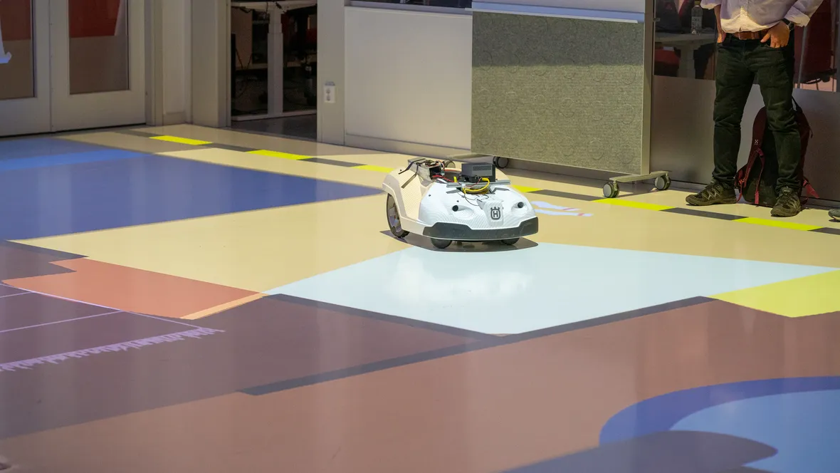 Demonstration of autonomous vehicle in Visionen.