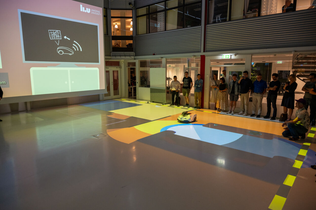 Demonstration av autonom farkost i Visionen.