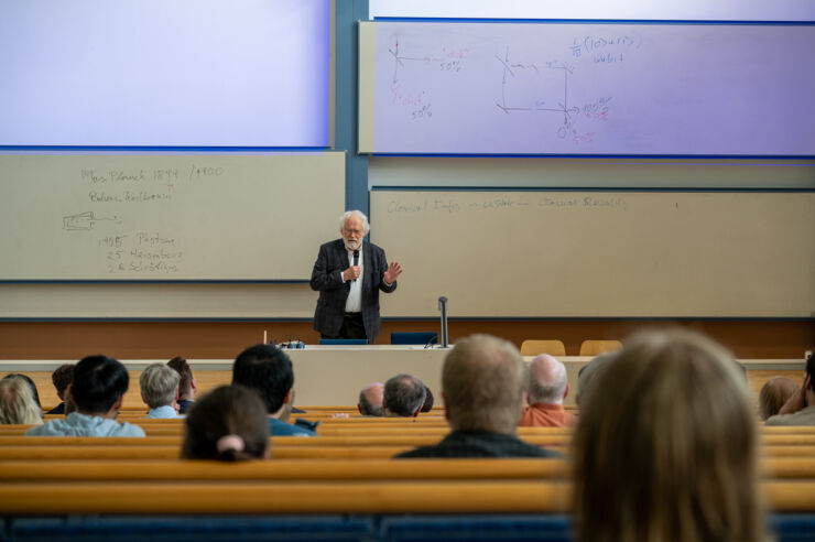 Anton Zeilinger lectures.